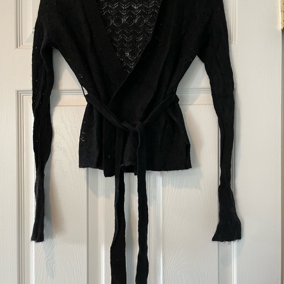 Anthropologie Meadow Rue Crochet Wrap Sweater, Size xs - Picture 3 of 7